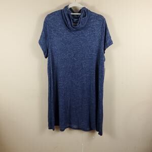 Bobeau Cowl Neck Knit Midi Dress Size 2X
